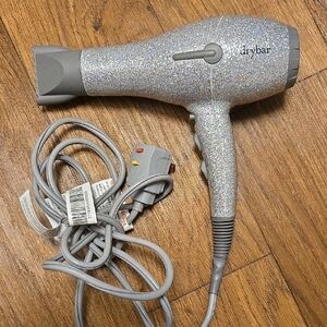 Drybar limited edition silver glitter buttercup hair dryer
